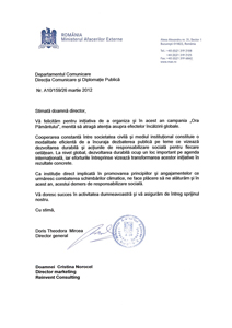 Comunicat din partea Ministerului Afacerilor Externe